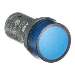 Lampada LED blu CL2-515L pilot light 110-130 VCC per impianti industriali e professionali