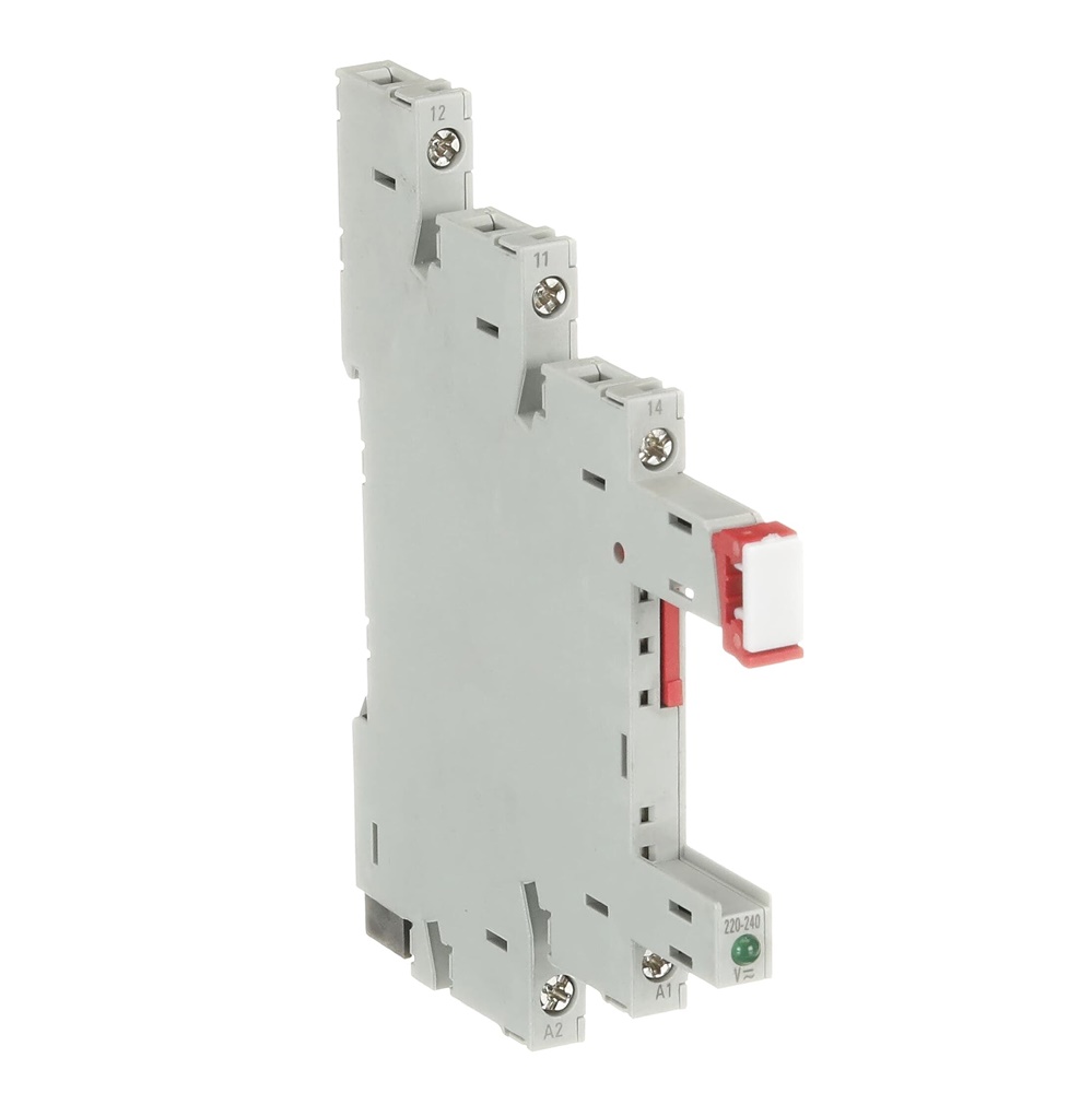 Base relè 6 mm 220-240 V AC/DC connessione sicura automazione industriale