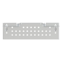 Supporto traversa universale orizzontale 55x187 mm IP2XC per quadri elettrici
