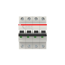 Interruttore automatico bipolare S204M D 2 moduli 2A protezione sovraccarico cortocircuito residenziale commerciale