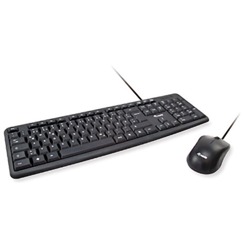 Tastiera italiana USB 105 tasti con mouse integrato design ergonomico per uso professionale e domestico