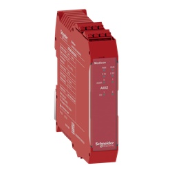 Modulo espansione sicurezza 2 ingressi analogici configurabili 0-20mA 0-10V per controller Modicon MCM