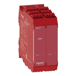 Modulo espansione Modicon MCM 8 uscite relè sicurezza 24V CC guida DIN