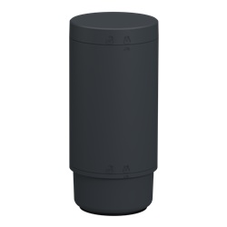 Base alimentazione Harmony XVB7 Ø70mm con adattatore e coperchio grigio per colonne luminose modulari IP65/IP66 uso industriale