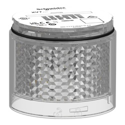 Elemento luminoso LED bianco Harmony XVB7 Ø70mm 24V segnalazione fissa IP66 industriale