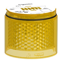 Elemento luminoso LED giallo Harmony XVB7 Ø70mm 24V ACDC segnalazione fissa IP66 industriale