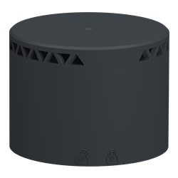Modulo sonoro Harmony XVB7 Ø70mm 2 toni 24V AC/DC IP66 per colonne luminose industriali