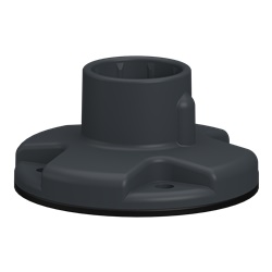 Supporto montaggio universale Harmony XV4 XV6 XVB7 zoccolo fissaggio plastica grigio IP65