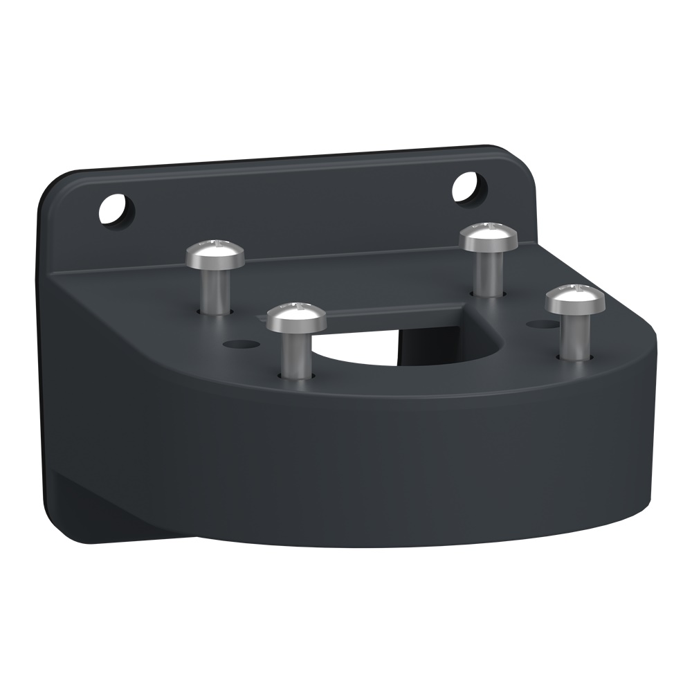 Supporto montaggio a parete plastica grigia per colonne luminose Harmony XV6/XVB7 IP66 resistente ambienti gravosi
