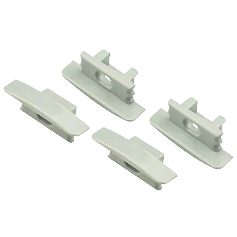Kit 4 tappi profilo RS6 protezione finitura installazioni elettriche materiali resistenti montaggio rapido