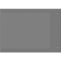 Targa quadro MG-VRT-A grigio 102x138 per personalizzazione industriale
