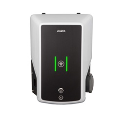 Wallbox Ensto 22 kW monofase ricarica veicoli elettrici uso esterno IP54