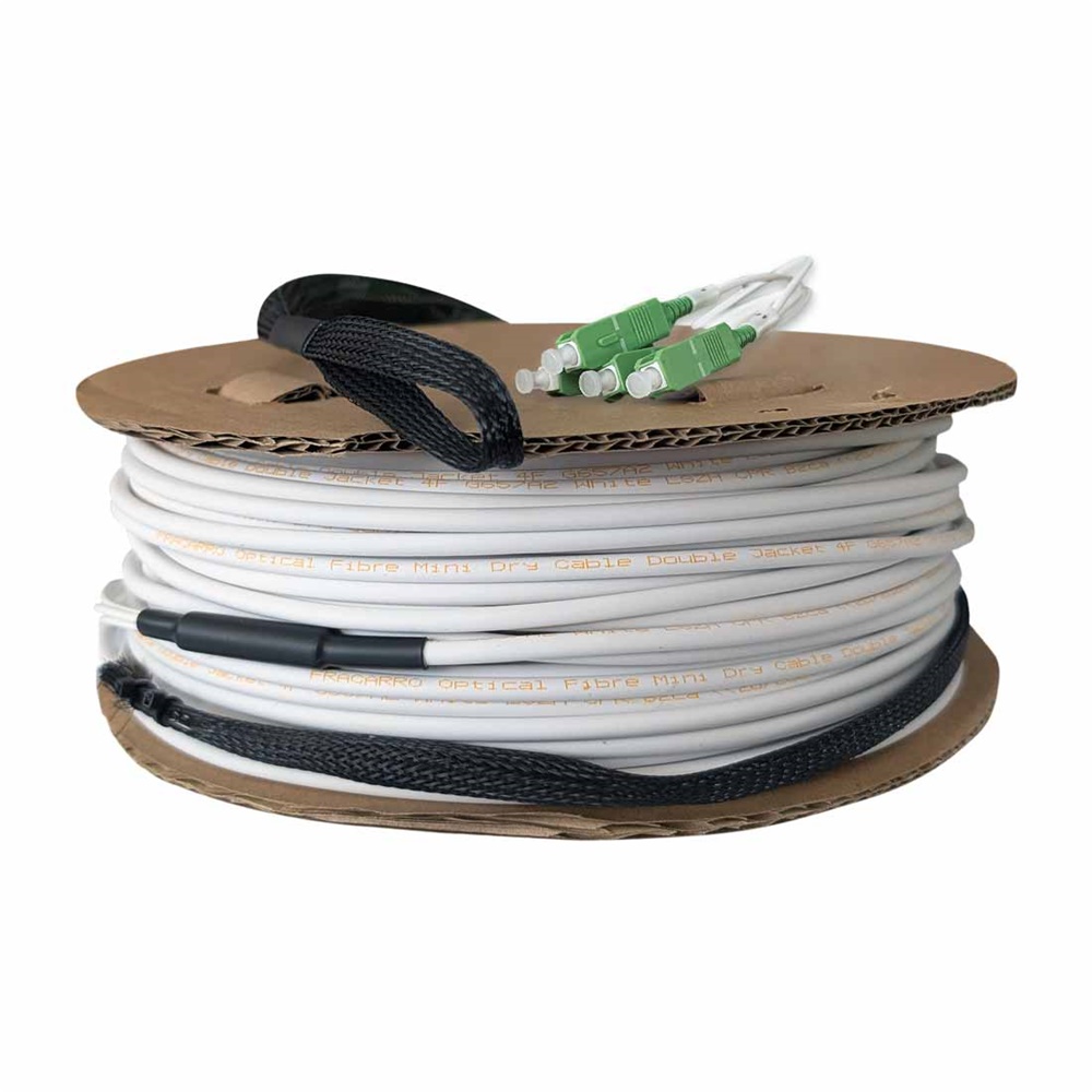 Cavo ottico monomodale 4 fibre 30m interno flessibile B2ca