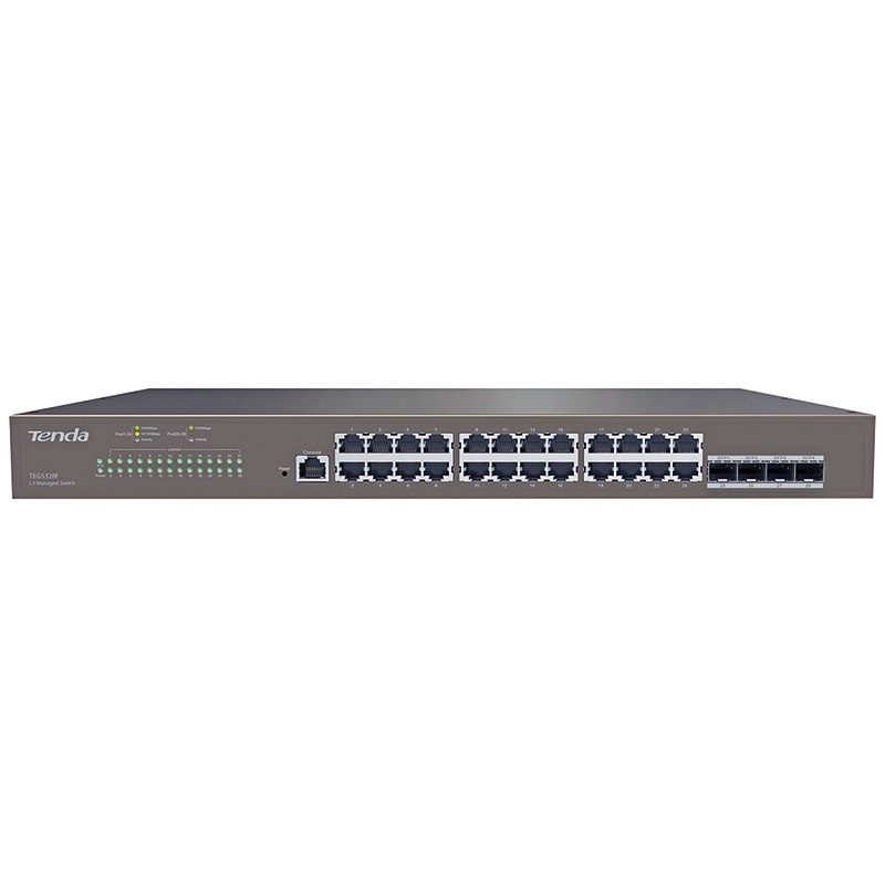 Switch Gigabit 24 porte Ethernet 4 slot SFP Layer 3 per reti professionali ad alte prestazioni