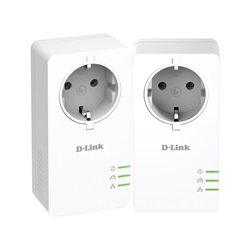 Powerline 1000 Presa Passante Gigabit Kit 2 pezzi