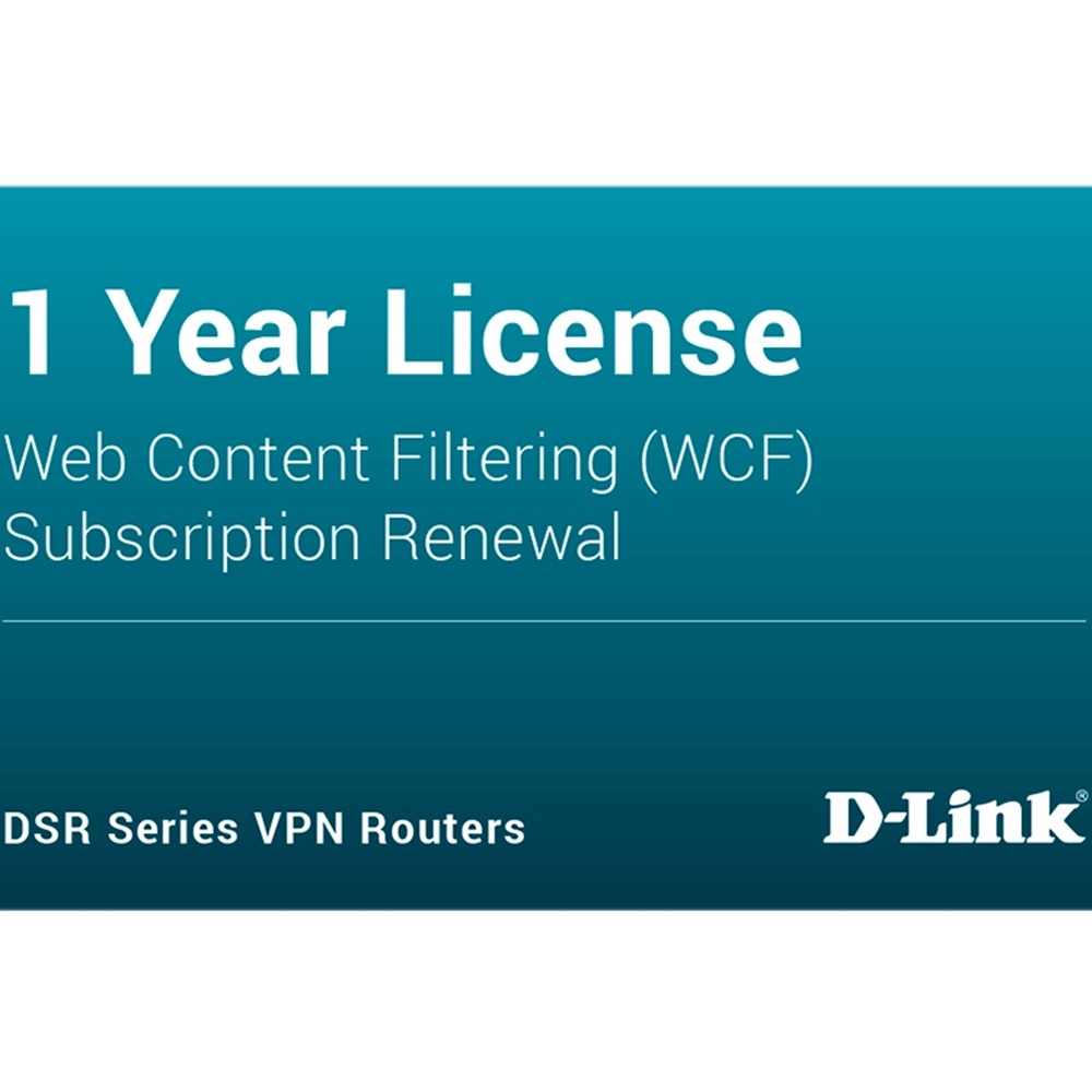 Licenza 1 anno Web Content Filtering DSR-250