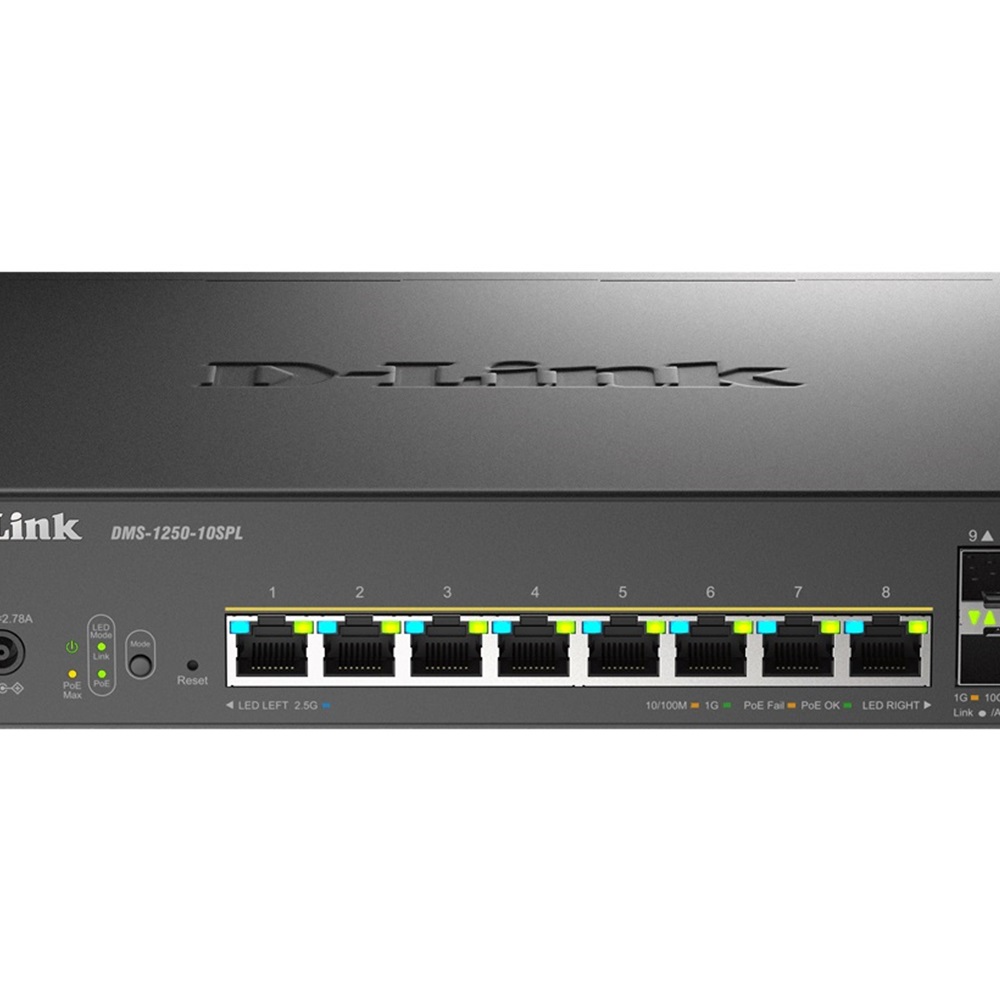 Switch Multi-Gigabit 8 porte 2,5Gb PoE 120W con 2xSFP+