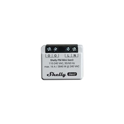 Shelly PM Mini Gen3 dispositivo compatto monitoraggio consumo energia impianti domestici e industriali