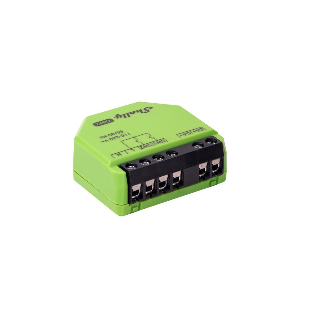 Shelly DALI Dimmer Gen3 controller WiFi Bluetooth per illuminazione DALI installazioni residenziali e uffici