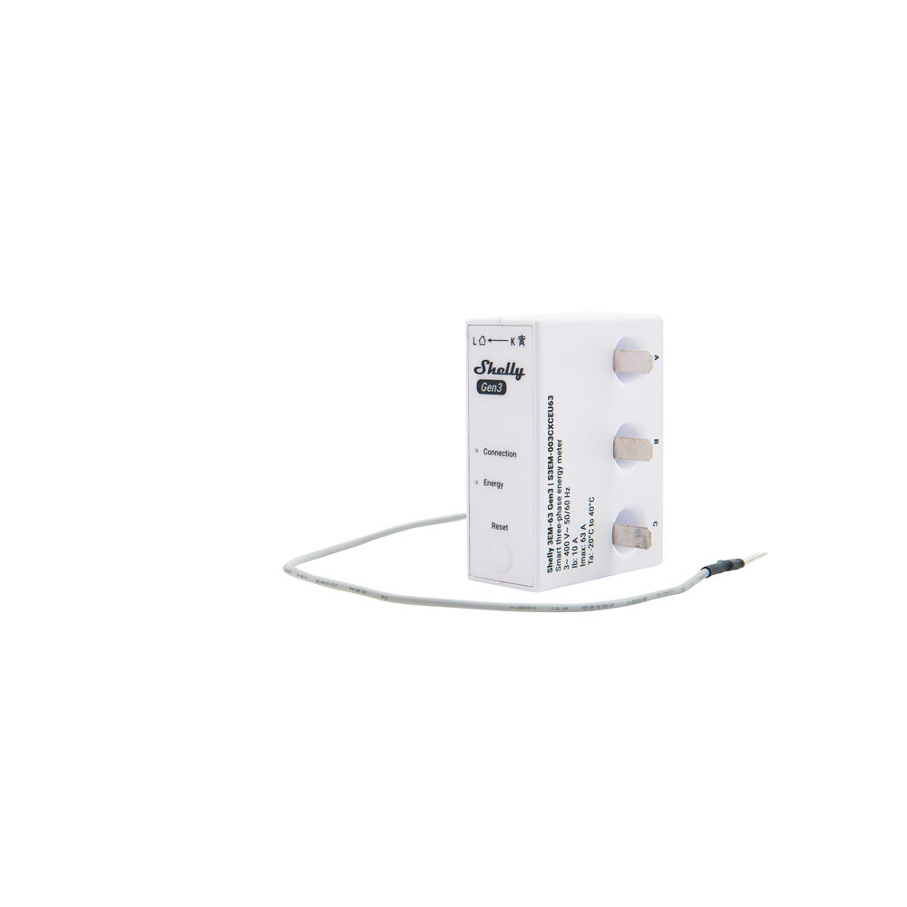Contatore energia trifase Wi-Fi 63A per impianti residenziali e commerciali
