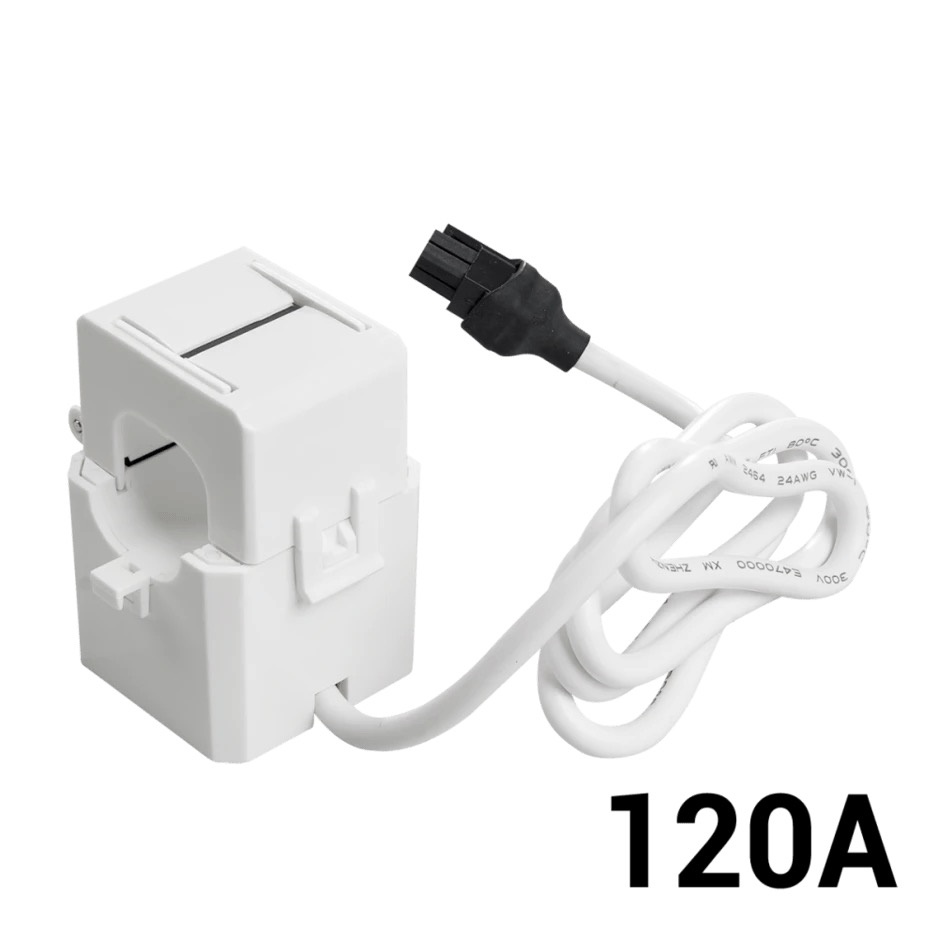 Trasformatore corrente morsetto 120A monitoraggio impianti elettrici