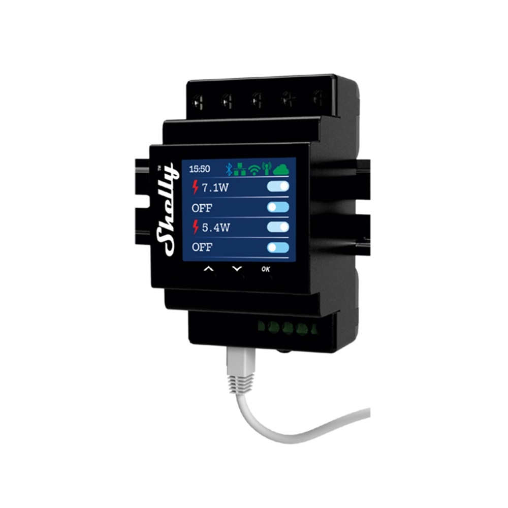 Shelly Pro 4PM monitoraggio 4 canali controllo energia domestico industriale