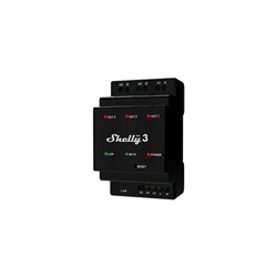Shelly Pro 3 dispositivo controllo intelligente impianti domotica residenziale e industriale