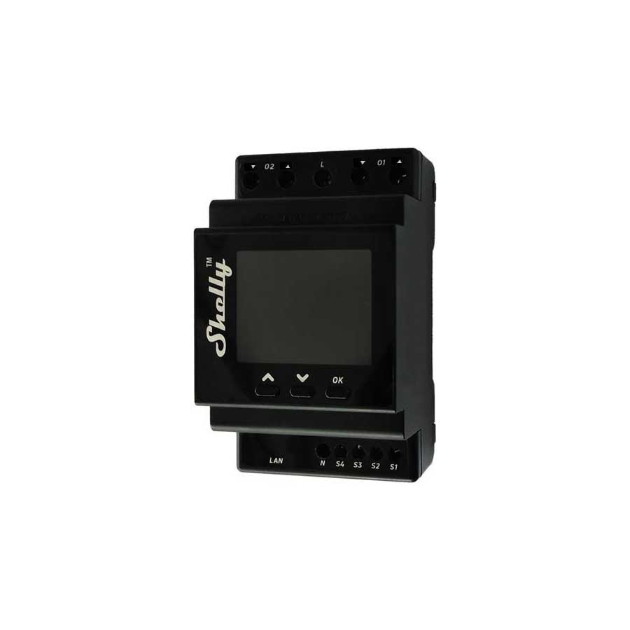 Cover protettiva resistente per dispositivi Shelly Pro Dual, installazione semplice, uso domestico e professionale