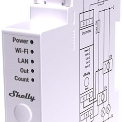 SHELLY PRO EM - 50A + 2X 50A CT