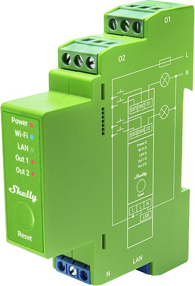 SHELLY PRO DIMMER 2PM