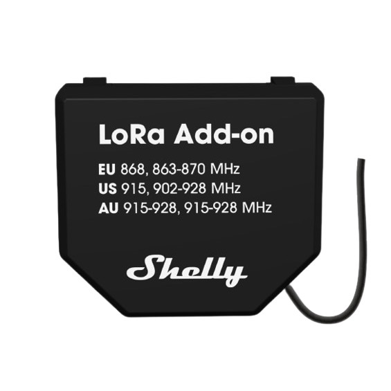 Shelly LoRa Add-on dispositivo smart per automazione domestica