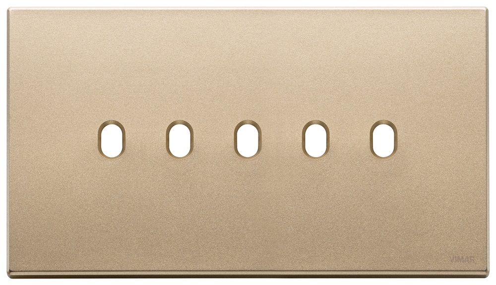 PLACCA 5MX5 BS VINTAGE ORO SATINATO