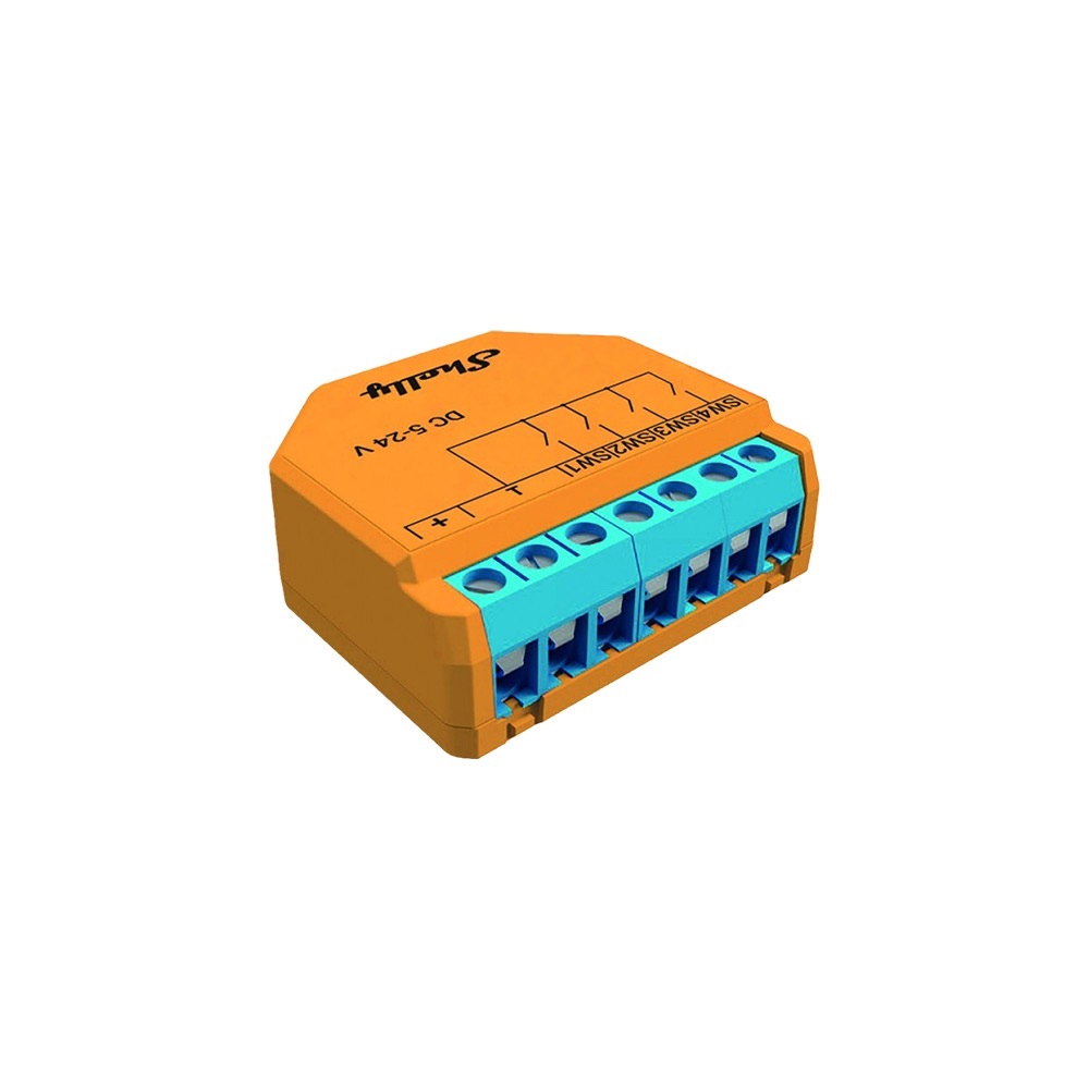 Modulo ingresso WiFi 4 canali controllo domotica Shelly Plus i4 DC