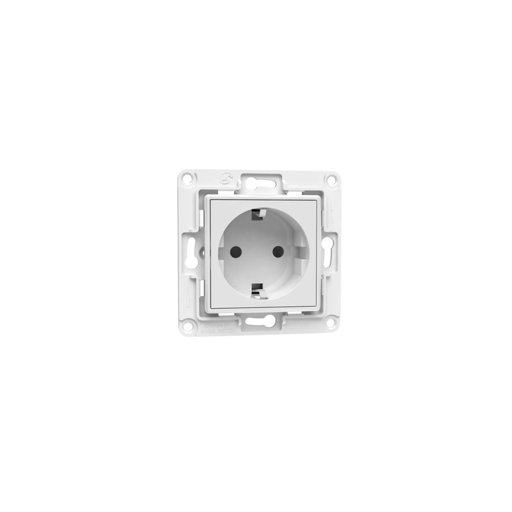 SHELLY WALL SOCKET EU - WHITE