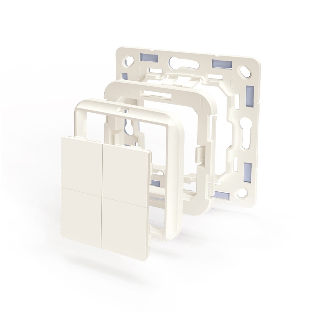 Shelly Wall Switch Adapter compatibile Busch-Jaeger per domotica parete