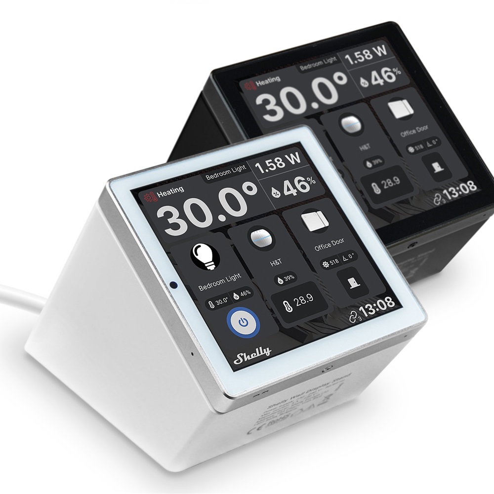 Shelly Wall Display Stand bianco base da tavolo