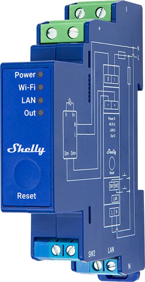 SHELLY PRO DIMMER 0/1-10V PM