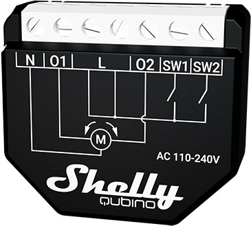 Shelly Qubino Wave Shutter modulo tapparelle Z-Wave