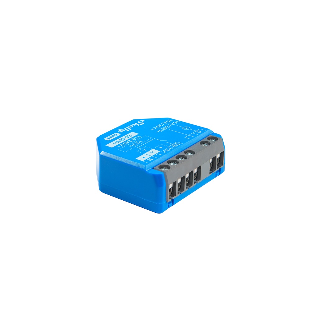 Shelly 1 Gen4 modulo controllo luci intelligente residenziale commerciale