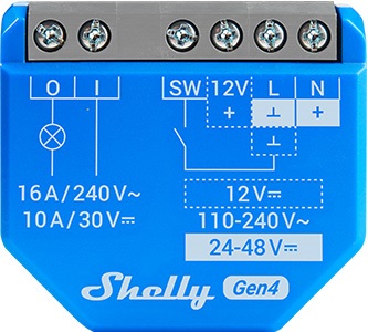 SHELLY 1 GEN4 4-PACK