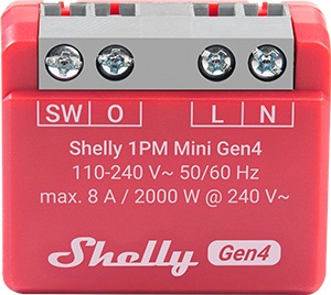 SHELLY 1PM MINI GEN4