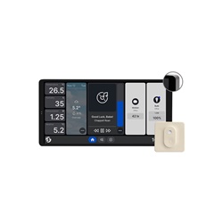 Shelly Wall Display X2 pannello controllo domotico argento/blu parete