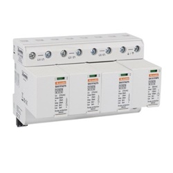 Scaricatore sovratensioni tipo 1 4 poli fusibile integrato protezione impianti elettrici residenziali industriali