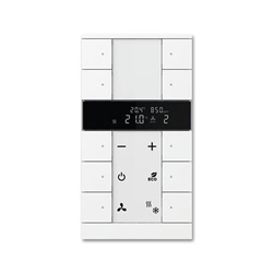 Termostato multifunzione 10 pulsanti sensori CO2 umidità KNX controllo clima HVAC residenziale e commerciale