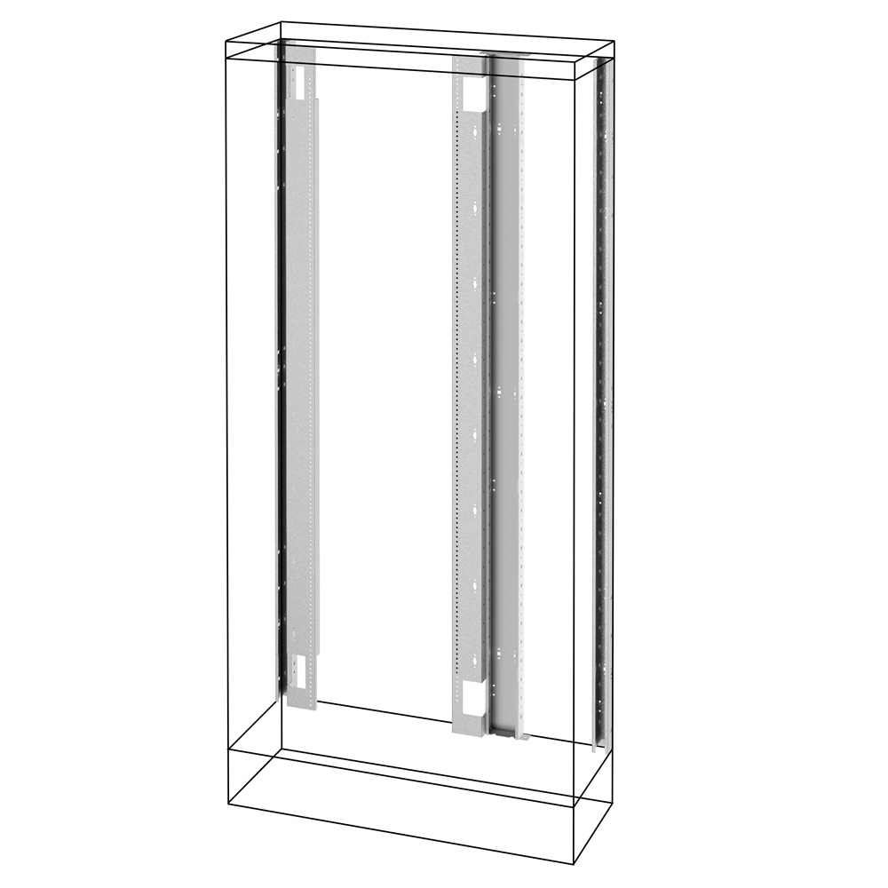 Quadro elettrico QDX 630H pavimento montaggio posteriore 600+300x1600x400 IP55 protezione agenti esterni fino a 630A