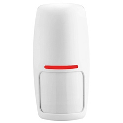 Sensore movimento PIR wireless compatto basso consumo per sicurezza e automazione domestica