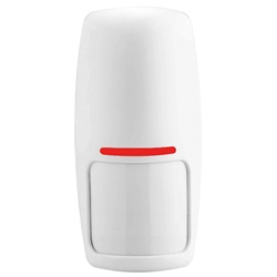 Sensore movimento PIR wireless compatto basso consumo per sicurezza e automazione domestica
