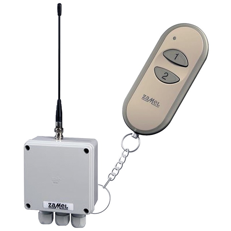 Kit ricevitore radio 2 canali telecomando controllo remoto impianti elettrici