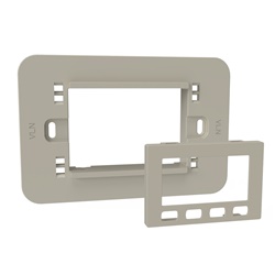 Kit montaggio cronotermostato Dafne 230V placca Vimar Linea colore canapa