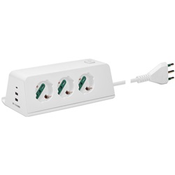 PRESA SCRIVANIA3UNIV+3USB+S17+WIREL